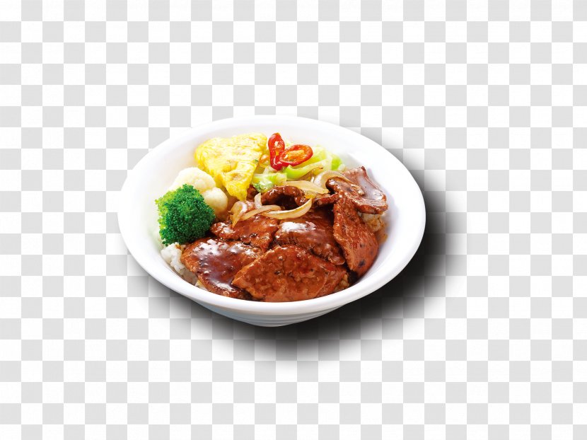 Pepper Steak Black Beef Pork Chop - Asian Food - Rice Transparent PNG