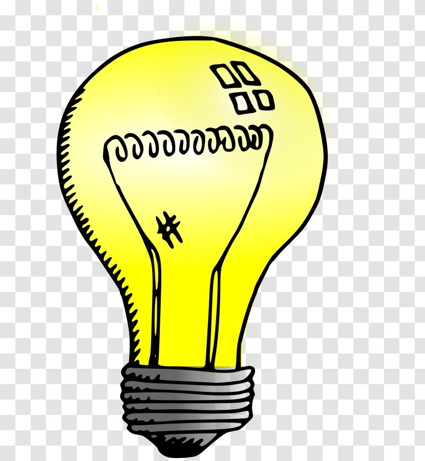 Incandescent Light Bulb Lamp Clip Art - Marian Cliparts Transparent PNG