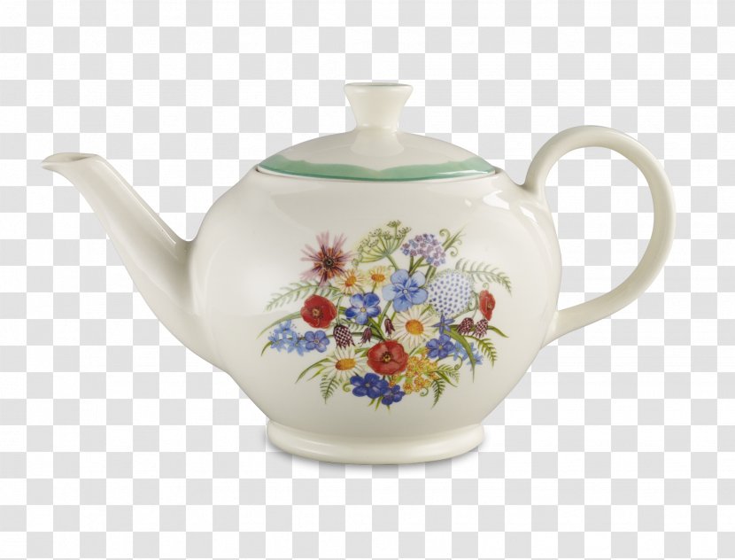 Teapot Porcelain Kettle Burleigh Pottery - Lid Transparent PNG