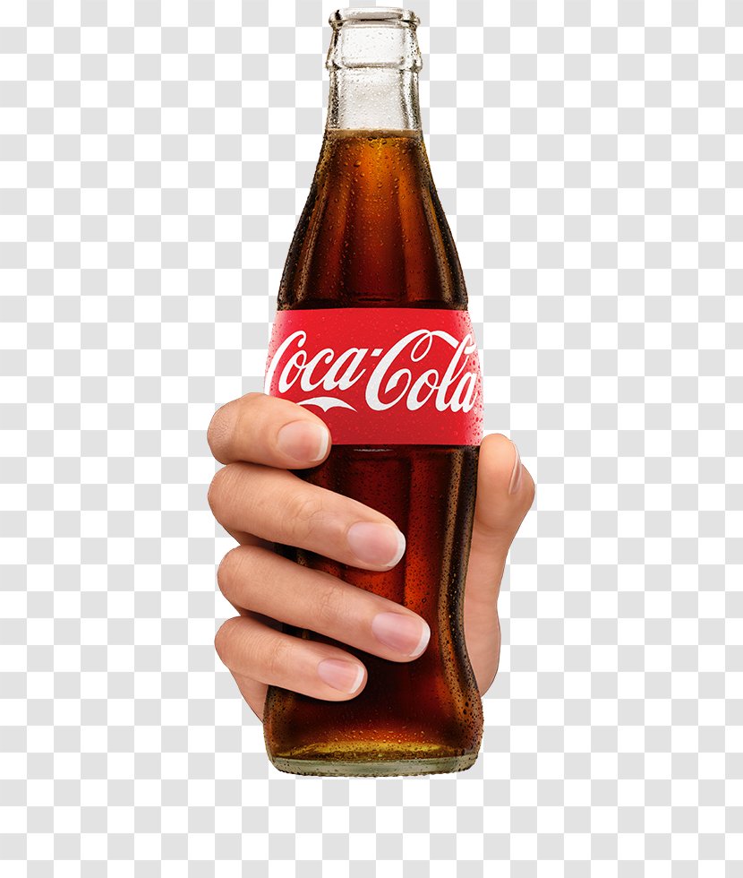 The Coca-Cola Company Fizzy Drinks Glass Bottle - Cocacola Transparent PNG