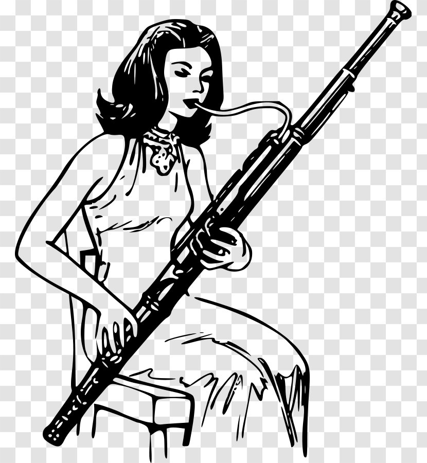 Bassoon Musical Instruments Drawing Clip Art - Frame Transparent PNG