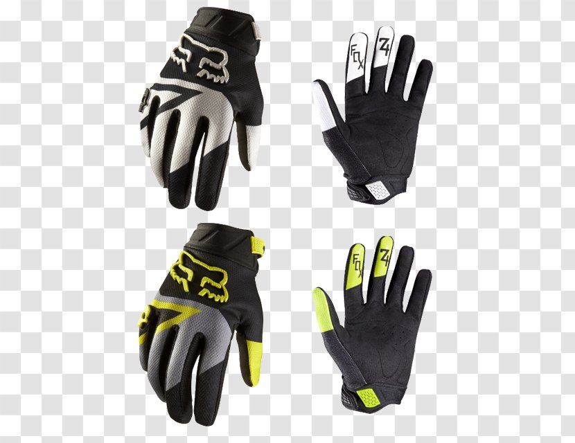 Glove Fox Racing Motocross Motorcycle Clothing - Bicycle Transparent PNG