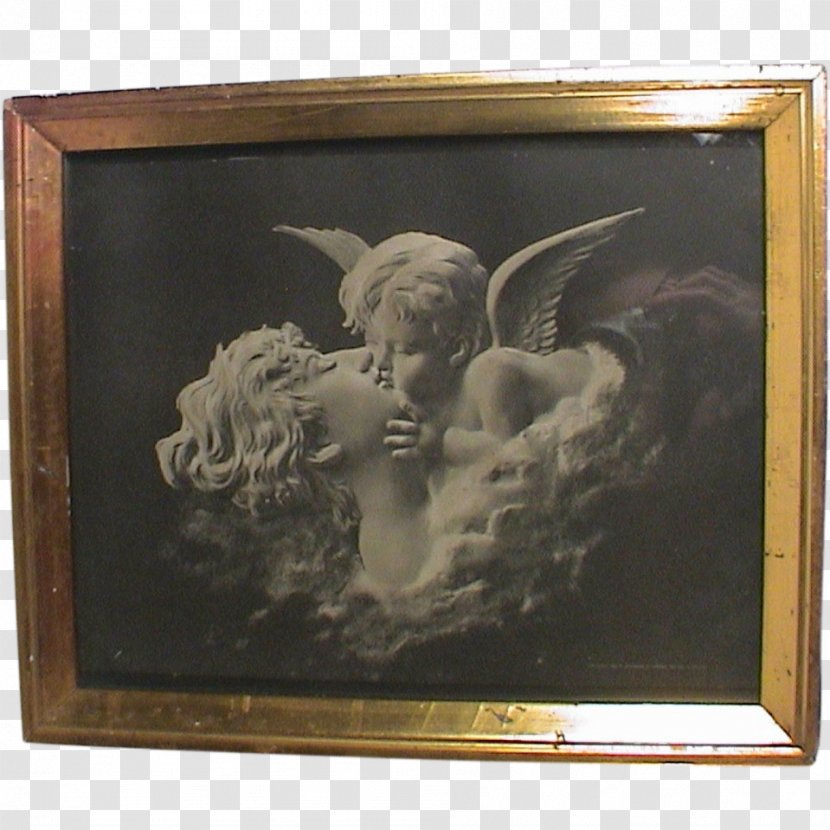 Psyche Revived By Cupid's Kiss Cupid And Printing - Sculpture Transparent PNG