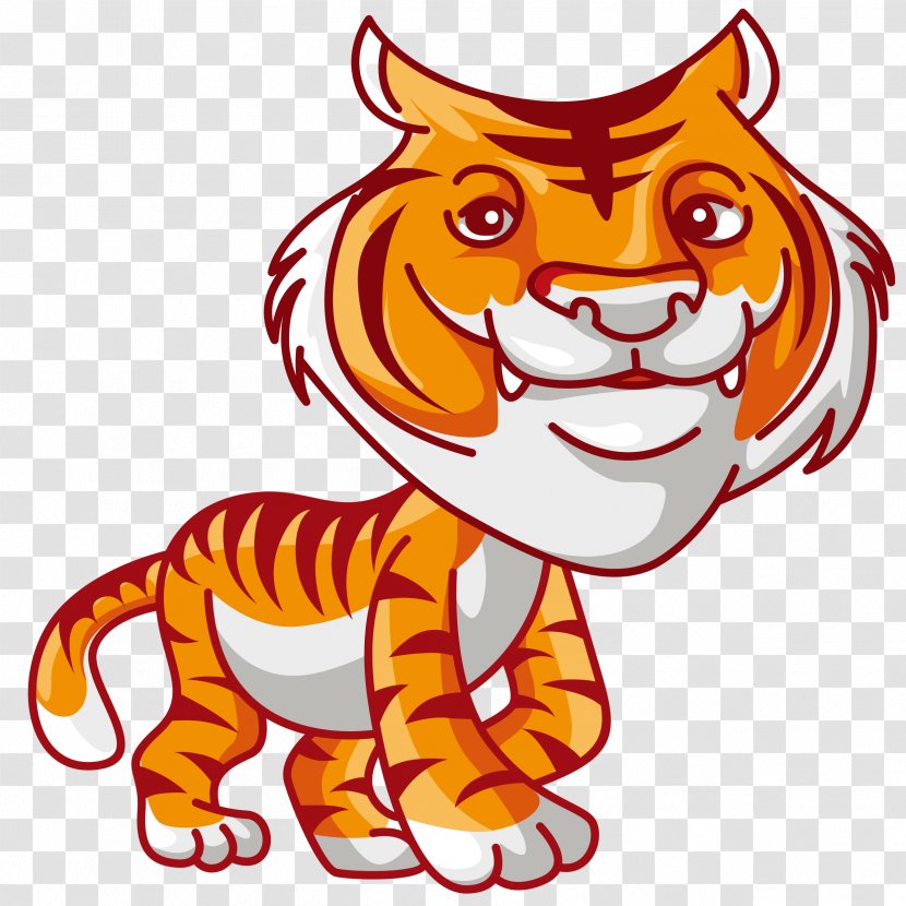 Tiger Illustration Image Lion Design - Painting Transparent PNG