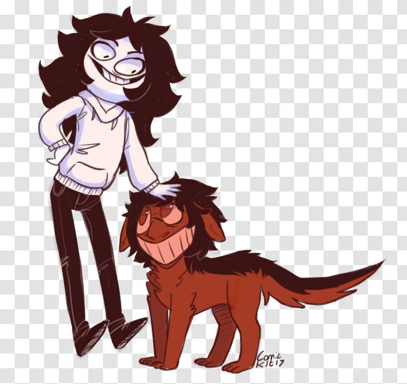 Dog Lion Jeff The Killer Creepypasta Smile - Tree - Smile. Transparent PNG