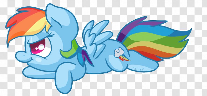 Rainbow Dash Pony Art Drawing - Silhouette - Blue Transparent PNG