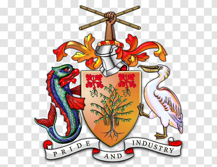 Coat Of Arms Barbados Flag National Symbols Transparent PNG