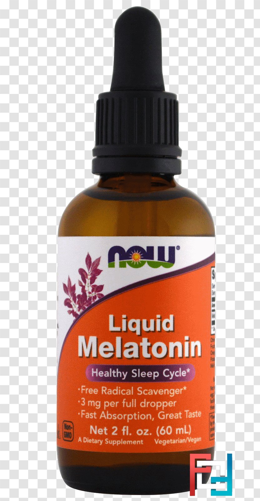 Liquid Melatonin Dietary Supplement Fluid Ounce Drop - Pineal Gland Transparent PNG