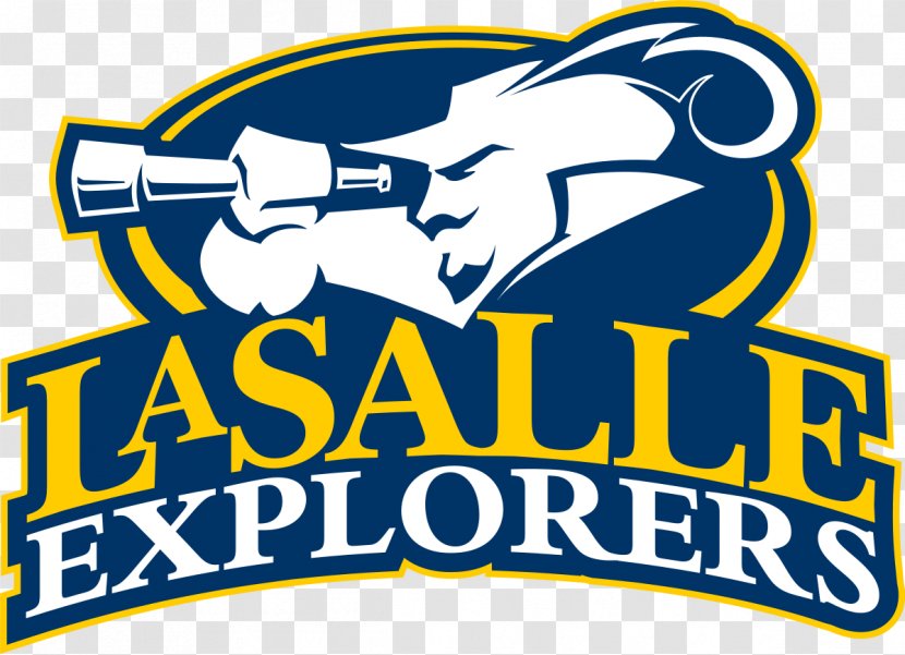 La Salle University Explorers Men's Basketball Baseball Logo - Watercolor - Silhouette Transparent PNG