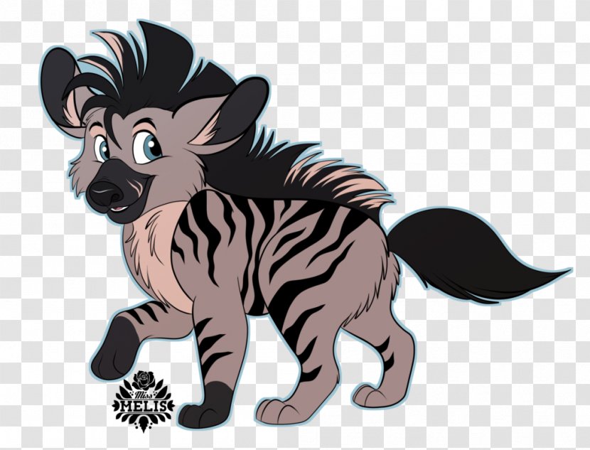 Striped Hyena Dog Puppy Cat - Vertebrate Transparent PNG