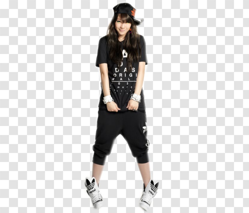 Jeans T-shirt Fashion 2NE1 Hairstyle - T Shirt Transparent PNG