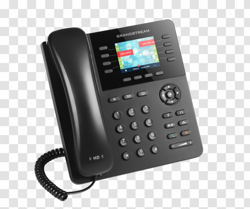 Grandstream Networks GXP2135 VoIP Phone Telephone Voice Over IP - Communication Transparent PNG