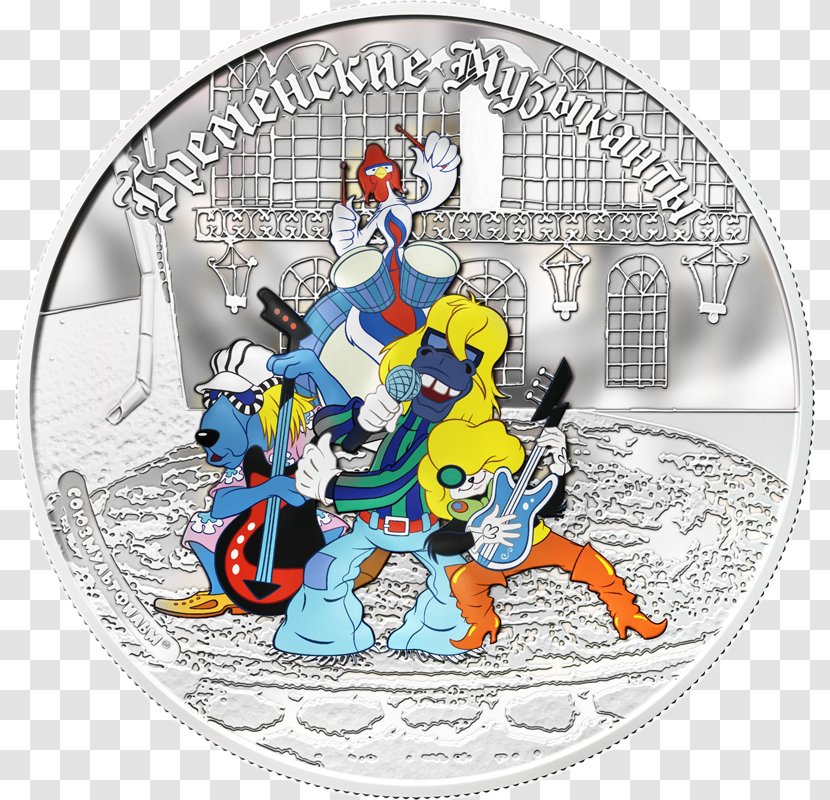 Troubadour Coin Soyuzmultfilm Silver Cheburashka - Recreation Transparent PNG