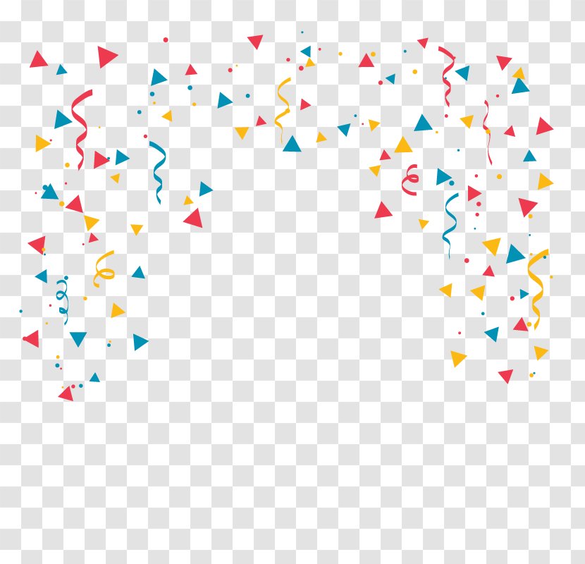 Confetti New Year Carnival - S Day - Vector Holiday Ribbon Transparent PNG