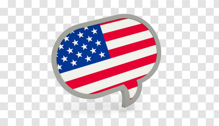 English Grammar Accent Translation Language - American Us Flag Save Icon Format Transparent PNG