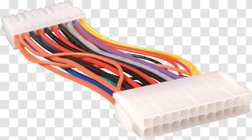 Power Supply Unit Electrical Connector ATX Cable Motherboard - Networking Cables - Wires Transparent PNG