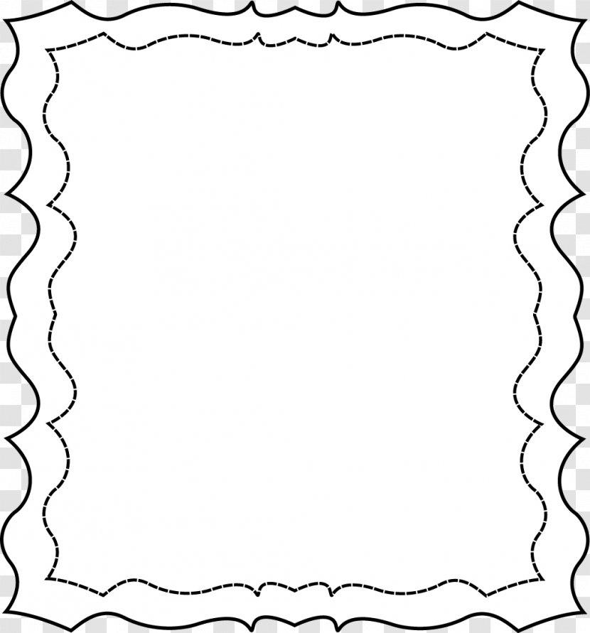 Picture Frame Free Content Clip Art - Email - Squiggly Cliparts Transparent PNG