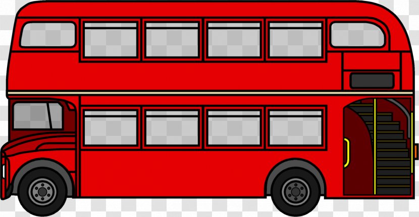 Double-decker Bus AEC Routemaster London Clip Art - Trolleybus - Clipart Transparent PNG