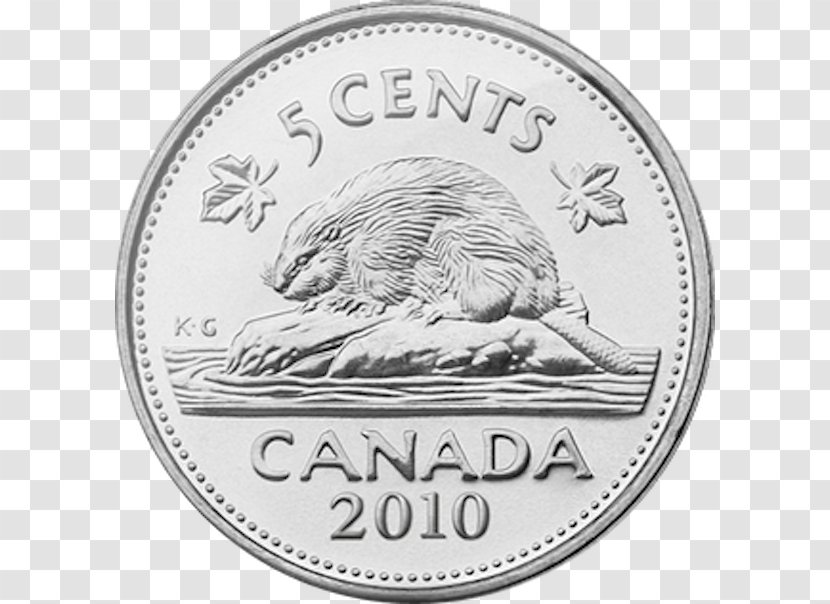 Canada Nickel Coin Dime Loonie Transparent PNG