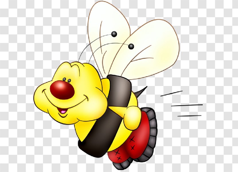 Honey Bee Insect Clip Art - Cartoon Bees Transparent PNG