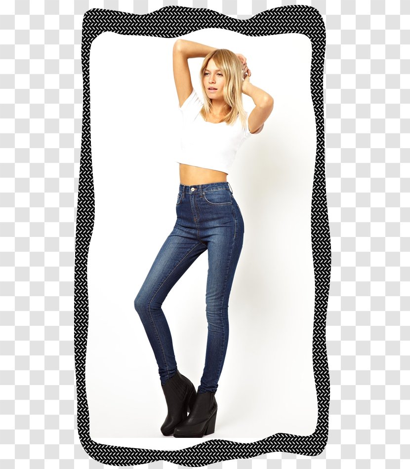 Jeans Pants Clothing Denim Waist - Flower Transparent PNG