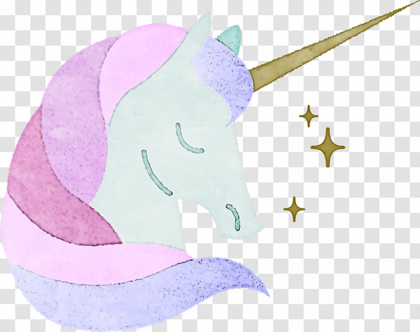 Cartoon Unicorn M Pink M Biology Science Transparent PNG