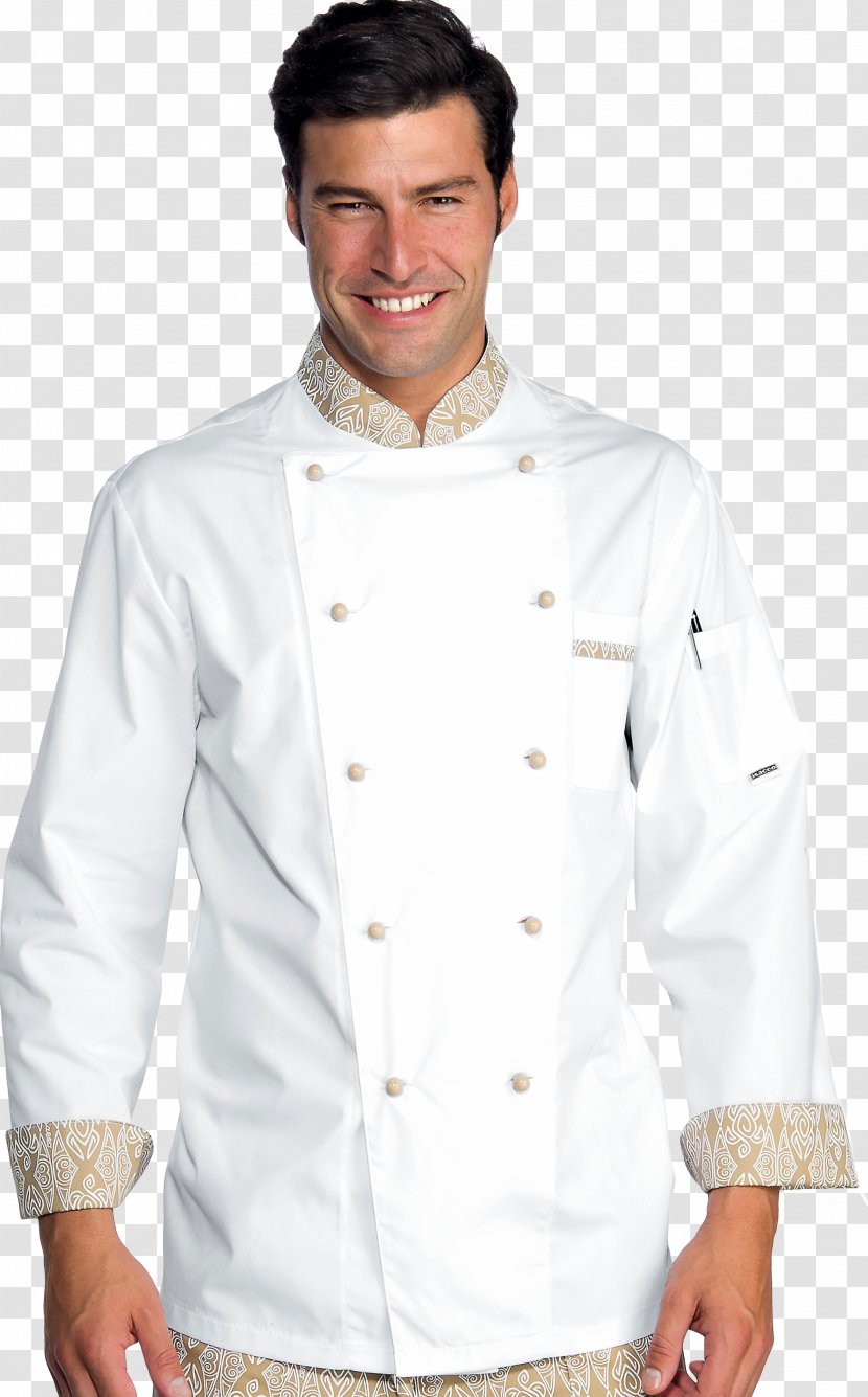 Cook Chef Textile Cuisine Polyester - Jacket Transparent PNG