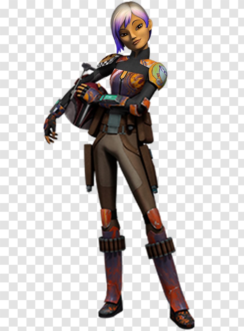 Star Wars Rebels Sabine Wren Ahsoka Tano Ezra Bridger - Mandalorian Transparent PNG