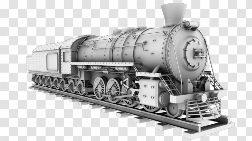 Train Rail Transport Rapid Transit 3D Modeling Computer Graphics - Toy-train Transparent PNG