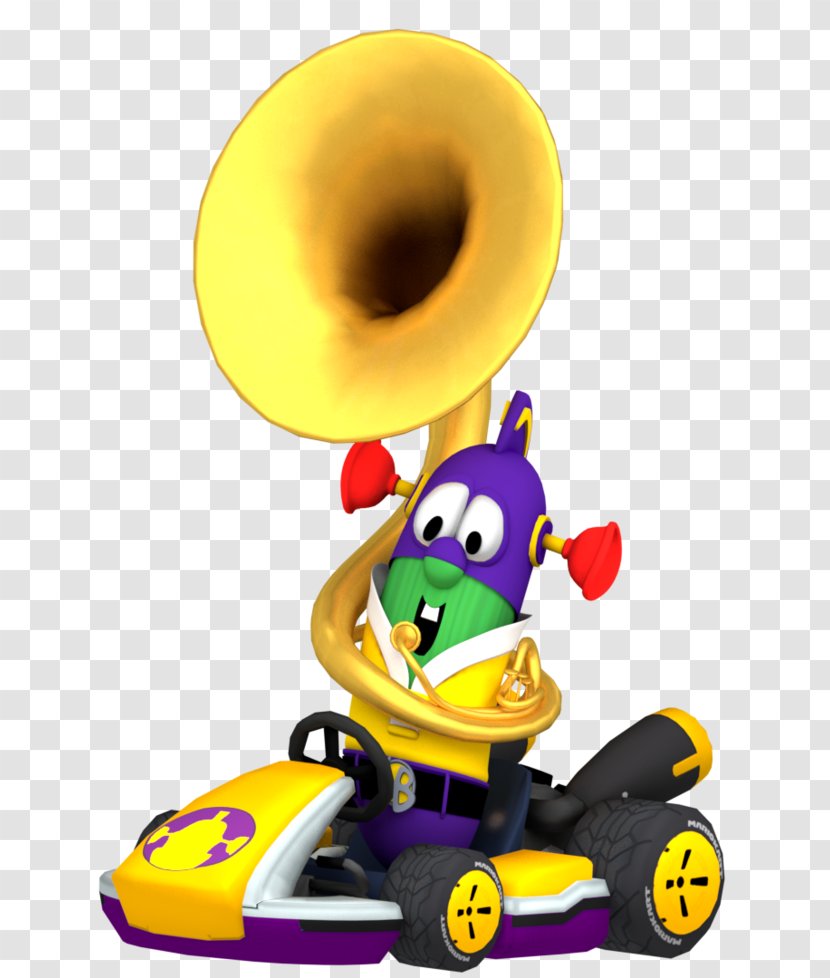 Mario Kart 8 Mr. Lunt Cartoon Bob The Tomato Larry Cucumber - Tuba Transparent PNG