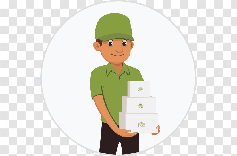 Delivery Man - Package - Fresh Food Distribution Transparent PNG
