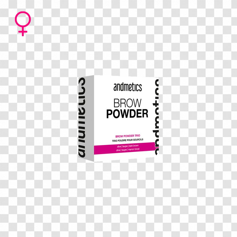 Eyebrow Brand Logo Cosmetics Font - Powder Transparent PNG