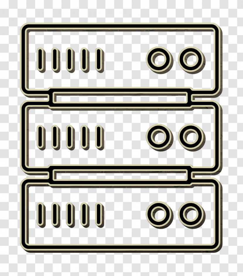 Website Server And Hosting Icon Server Icon Transparent PNG