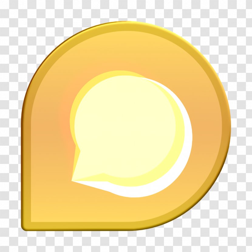 Discourse Icon - Yellow - Orange Transparent PNG