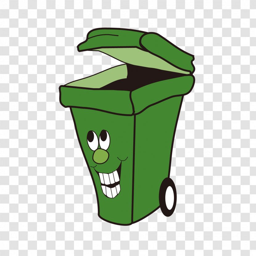 Clip Art Rubbish Bins & Waste Paper Baskets Openclipart Vector Graphics - Food - Dustbin Transparent PNG