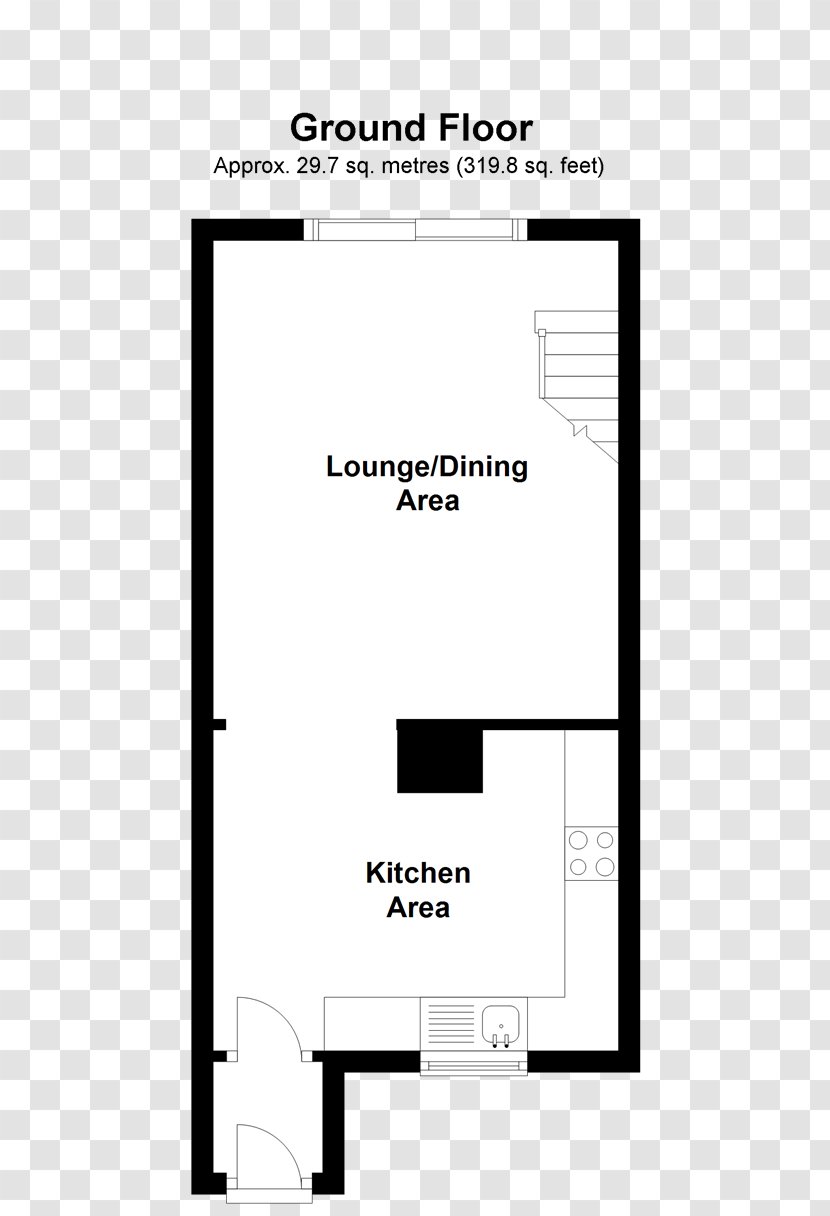 Floor Plan Terraced House Persimmon Plc - Diagram Transparent PNG