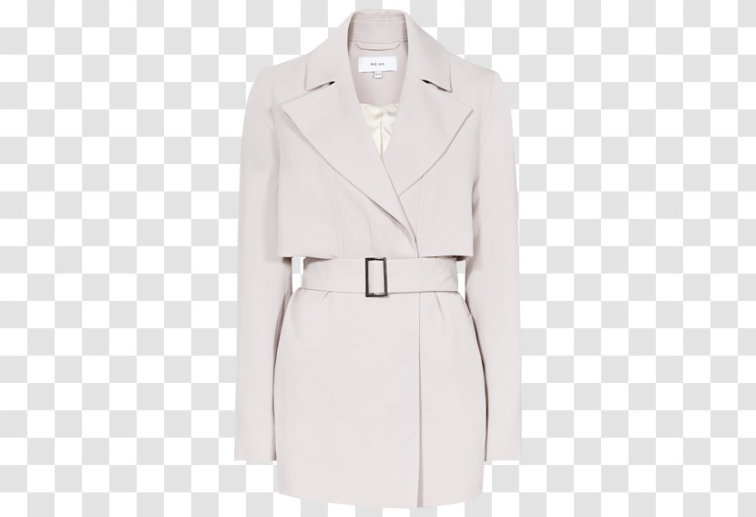 Trench Coat Double-breasted Outerwear Jacket - Day Dress Transparent PNG