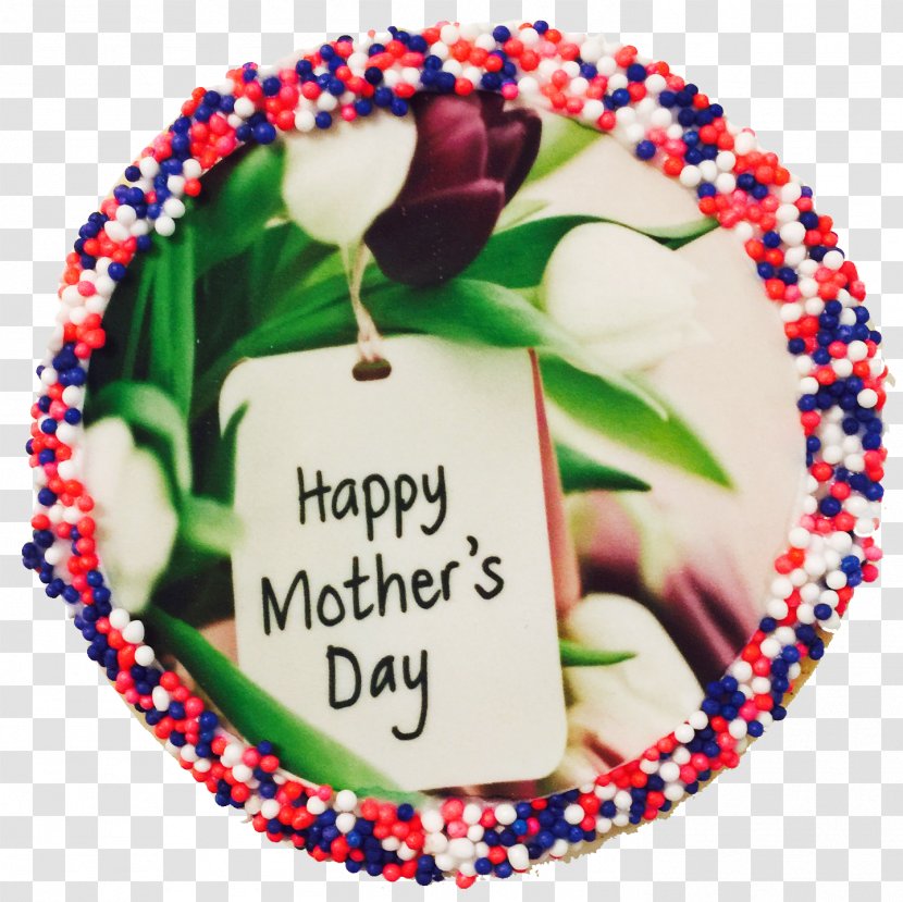 Mother's Day Flower Cake Font Transparent PNG