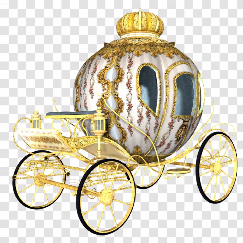 Cinderella Disney Princess Carriage - Chariot Transparent PNG