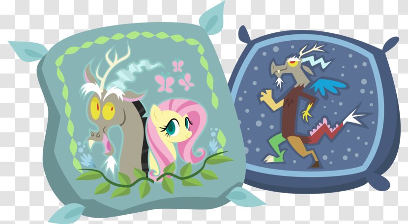 Fluttershy Pillow Discordant Harmony Spike Pony - Couch Transparent PNG