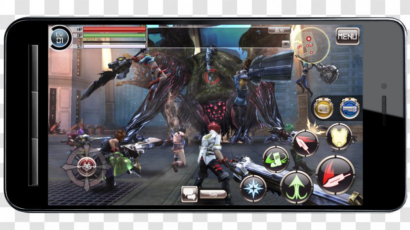 God Eater Online 2 Gods Burst Player Games Free Smartphone Game - Action Figure - Elements Transparent PNG