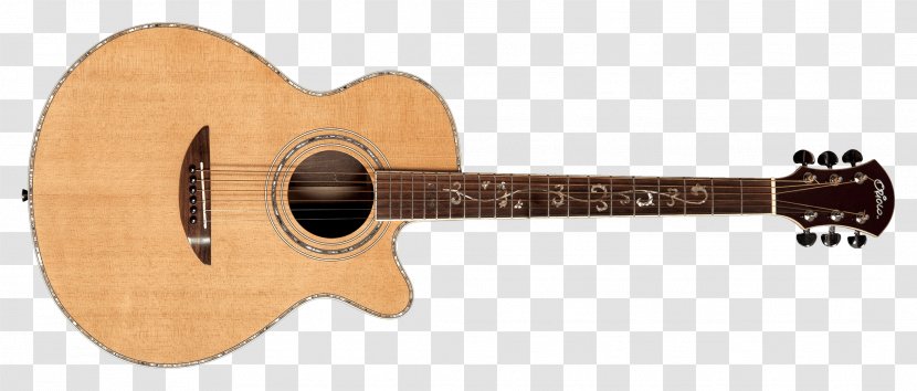 Acoustic Guitar Cort Guitars Acoustic-electric Cutaway - Flower Transparent PNG