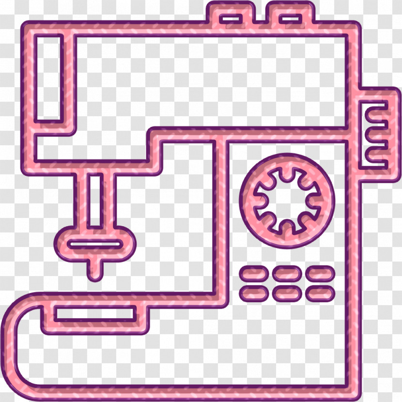 Household Set Icon Sew Icon Sewing Machine Icon Transparent PNG