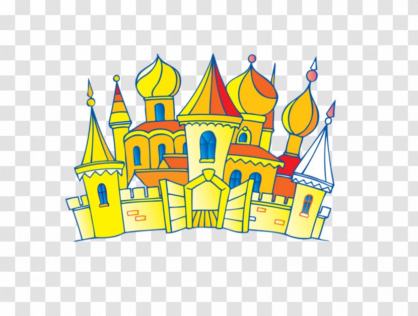 Cartoon Animation Illustration - Area - Hand-painted Castle Transparent PNG