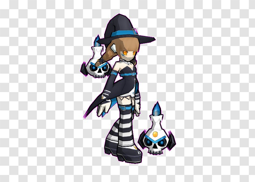 Cartoon Figurine Character - Blue Sword Transparent PNG