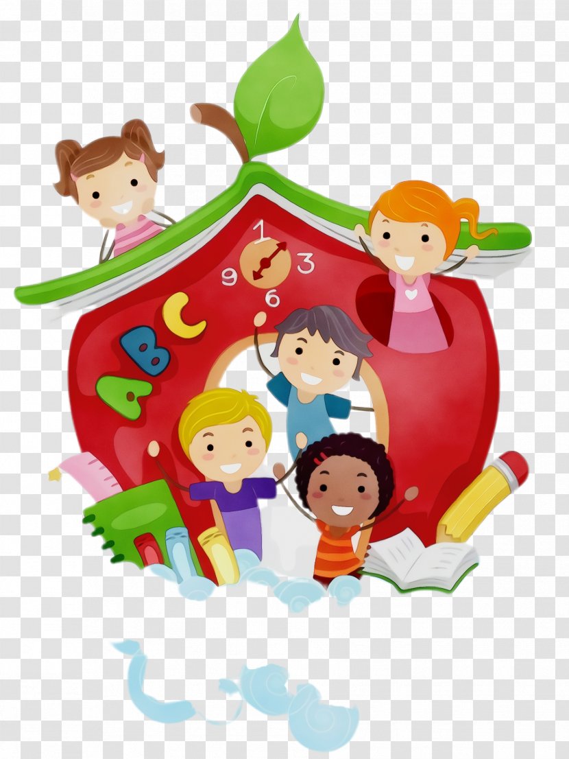 Cartoon Clip Art Fictional Character Sharing Happy - Child Transparent PNG