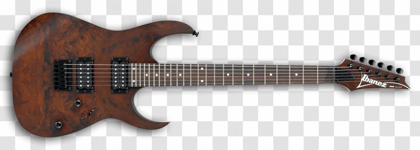 Ibanez RG7421 Electric Guitar - Tree - Thickness On Charcoal Transparent PNG