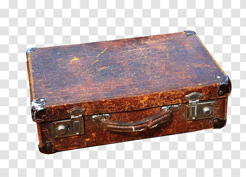 Trunk Bag Suitcase Leather - Travel Transparent PNG