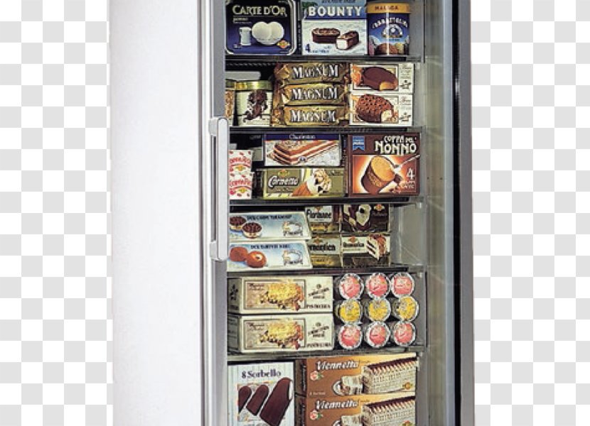 Ice Cream Parlor Gelato Refrigerator Expositor - Refrigeration Transparent PNG
