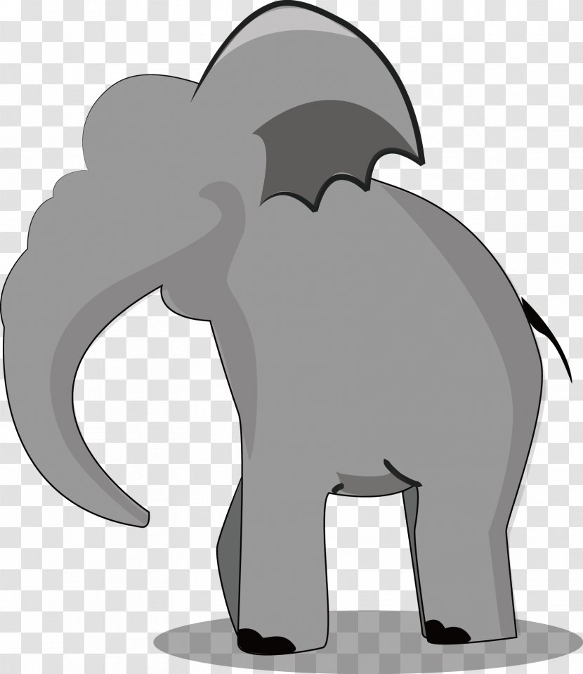 African Elephant Cartoon Indian - Mammal - Decoration Design Transparent PNG